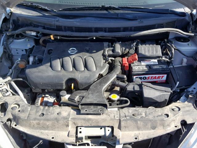 3N1BC11E69L390993 - 2009 NISSAN VERSA S SILVER photo 7