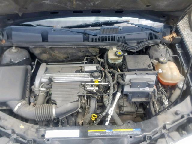 1G8AK52F63Z101499 - 2003 SATURN ION LEVEL BLACK photo 7