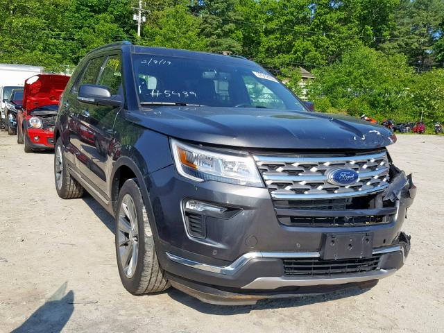 1FM5K8F84JGA85439 - 2018 FORD EXPLORER L GRAY photo 1