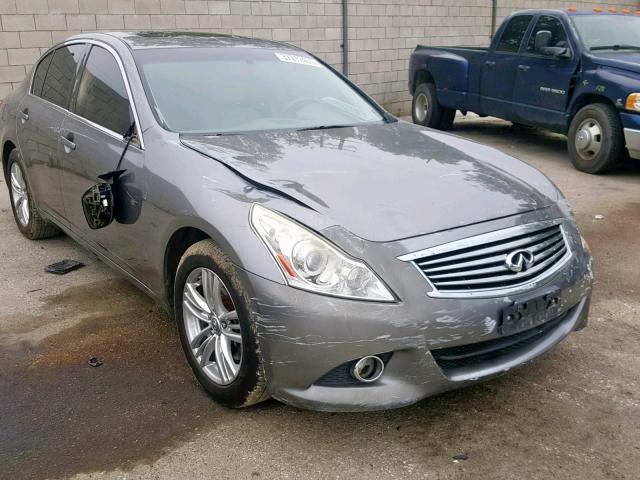 JN1CV6AR1DM761152 - 2013 INFINITI G37 GRAY photo 1