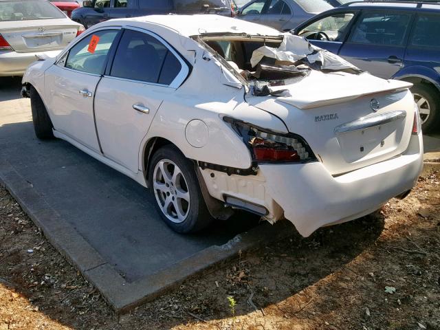 1N4AA5AP4CC867663 - 2012 NISSAN MAXIMA S WHITE photo 3