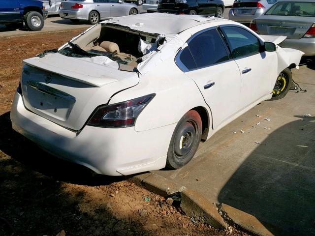 1N4AA5AP4CC867663 - 2012 NISSAN MAXIMA S WHITE photo 4