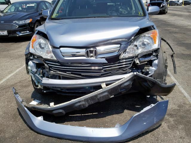 JHLRE387X7C068703 - 2007 HONDA CR-V EXL BLUE photo 7