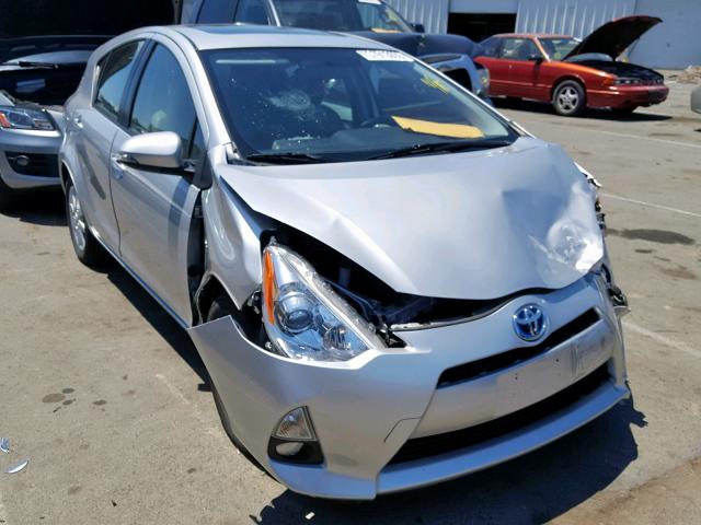 JTDKDTB35C1031412 - 2012 TOYOTA PRIUS C SILVER photo 1