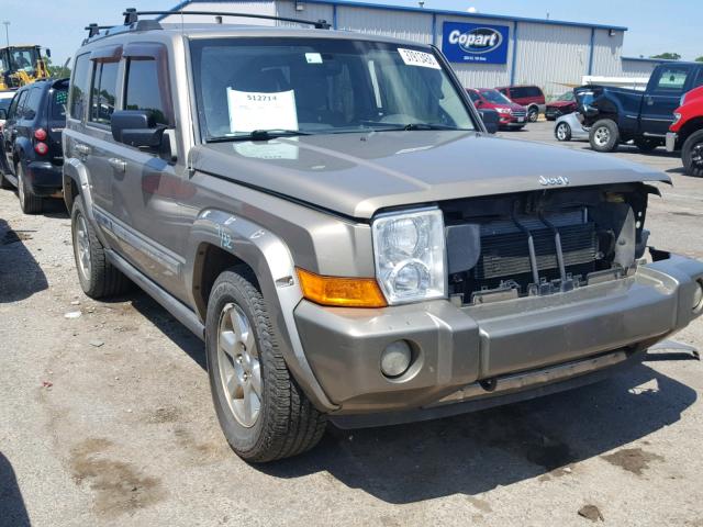 1J8HG58296C127833 - 2006 JEEP COMMANDER GOLD photo 1