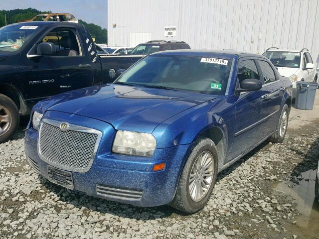 2C3KA43DX9H614787 - 2009 CHRYSLER 300 LX BLUE photo 2