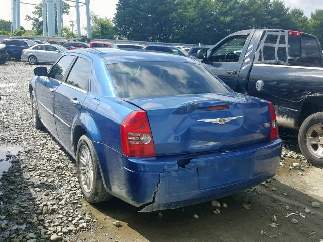 2C3KA43DX9H614787 - 2009 CHRYSLER 300 LX BLUE photo 3