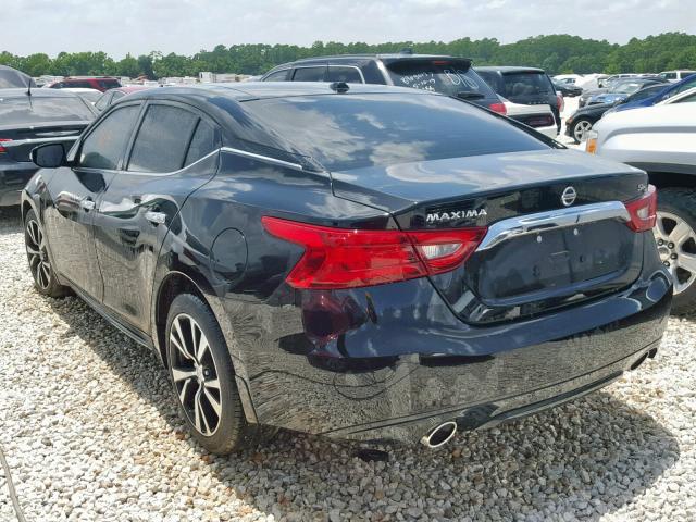 1N4AA6APXJC406048 - 2018 NISSAN MAXIMA 3.5 BLACK photo 3