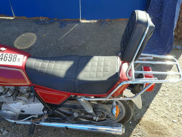 2A2004657 - 1977 YAMAHA 400 BURGUNDY photo 6