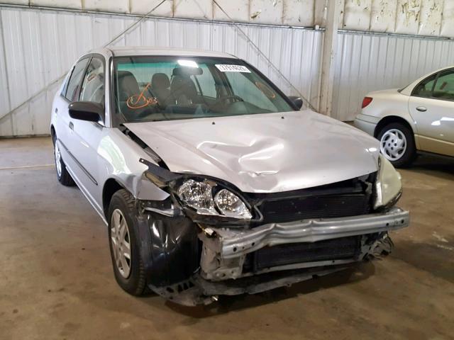 2HGES16324H621668 - 2004 HONDA CIVIC DX V SILVER photo 1