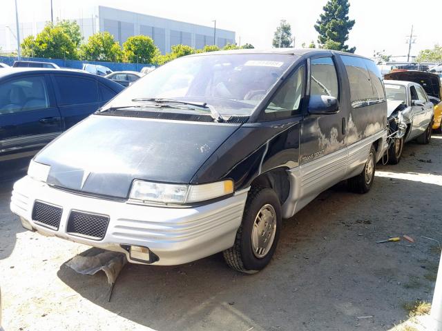 1GMCU06D4LT239903 - 1990 PONTIAC TRANS SPOR BLACK photo 2