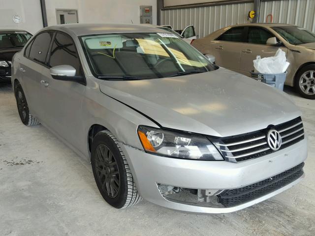 1VWAP7A36DC050212 - 2013 VOLKSWAGEN PASSAT S SILVER photo 1