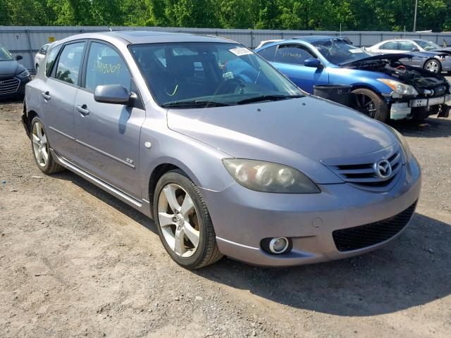 JM1BK343651329411 - 2005 MAZDA 3 HATCHBAC GRAY photo 1