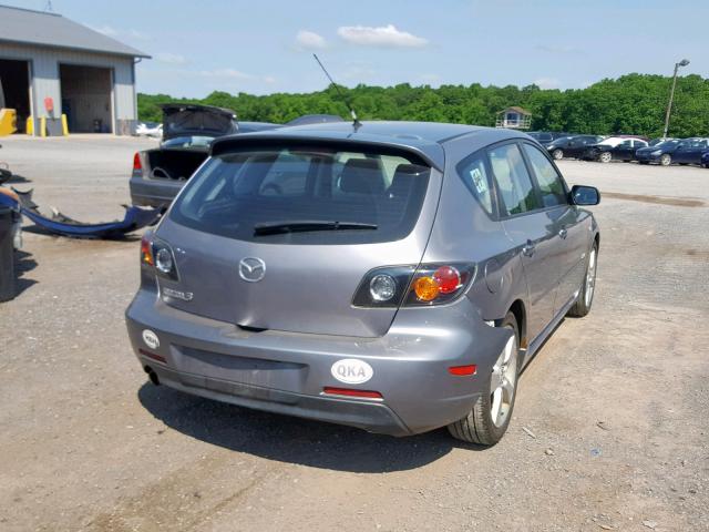 JM1BK343651329411 - 2005 MAZDA 3 HATCHBAC GRAY photo 4