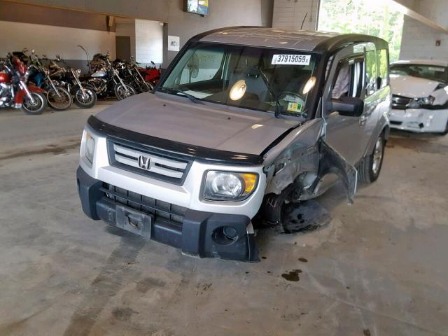 5J6YH28727L014414 - 2007 HONDA ELEMENT EX SILVER photo 2