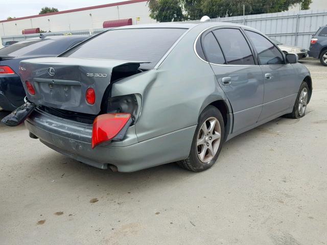 JT8BD69S010138321 - 2001 LEXUS GS 300 GREEN photo 4