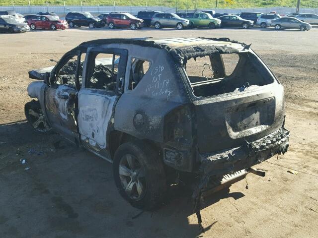 1C4NJDBB3ED842405 - 2014 JEEP COMPASS SP 烧焦的 照片 3