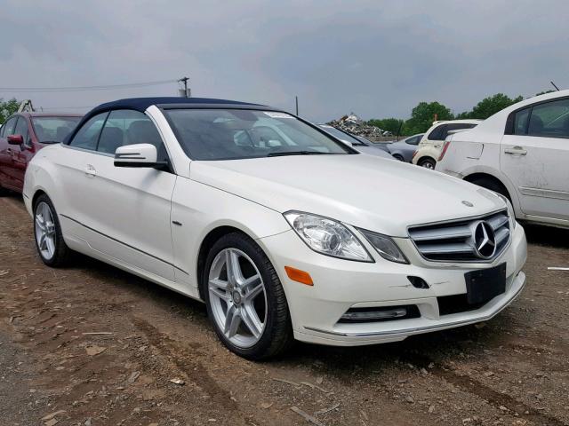 WDDKK5KF2CF141998 - 2012 MERCEDES-BENZ E 350 WHITE photo 9