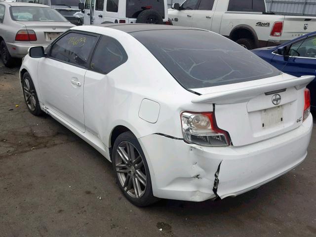 JTKJF5C72B3018485 - 2011 TOYOTA SCION TC თეთრი ფოტო 3