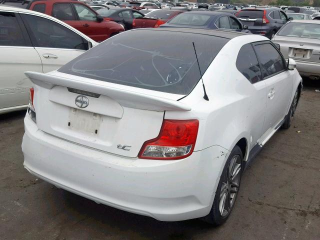 JTKJF5C72B3018485 - 2011 TOYOTA SCION TC თეთრი ფოტო 4