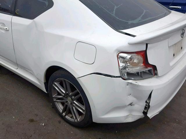 JTKJF5C72B3018485 - 2011 TOYOTA SCION TC თეთრი ფოტო 9