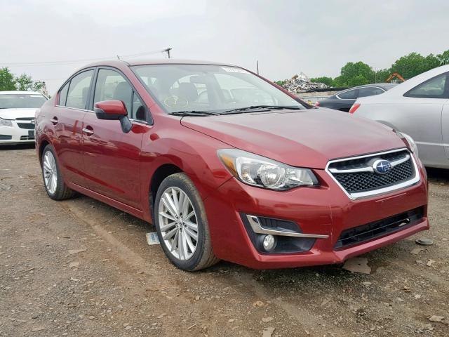 JF1GJAM64FH023698 - 2015 SUBARU IMPREZA LI RED photo 1