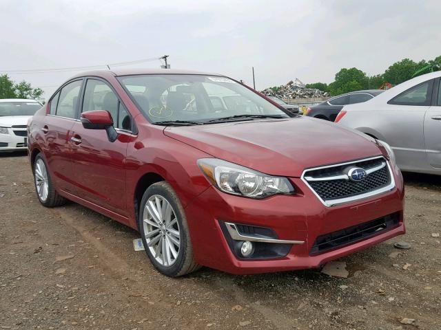 JF1GJAM64FH023698 - 2015 SUBARU IMPREZA LI RED photo 9