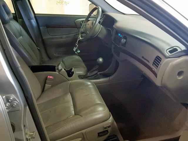 2G1WH55K759266079 - 2005 CHEVROLET IMPALA LS SILVER photo 5