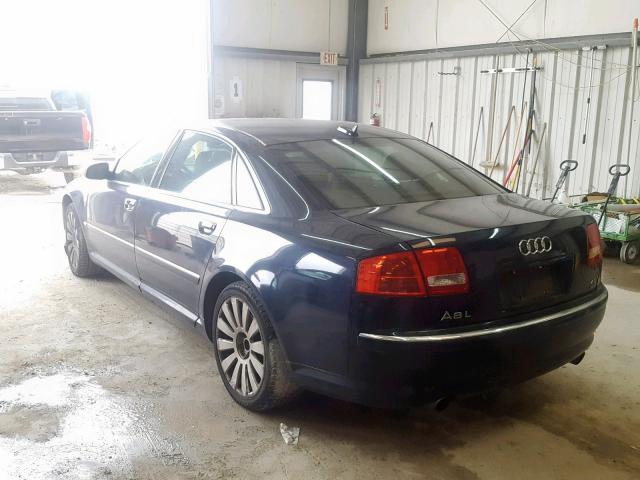 WAUML44E56N007329 - 2006 AUDI A8 L QUATT BLUE photo 3