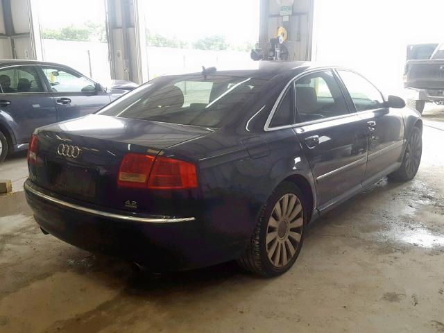 WAUML44E56N007329 - 2006 AUDI A8 L QUATT BLUE photo 4