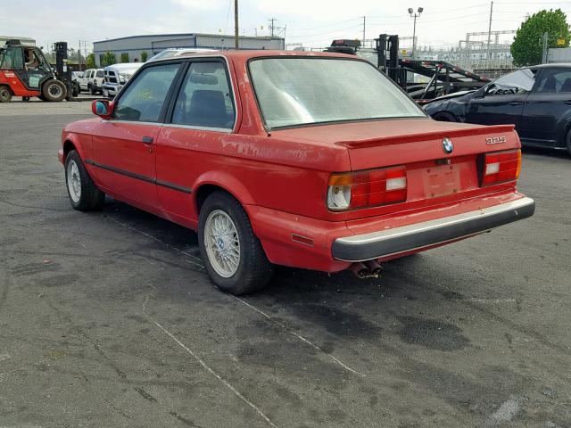 WBAAA1304J8252465 - 1988 BMW 325 IS RED photo 3