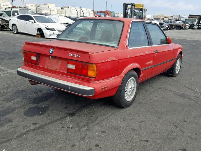 WBAAA1304J8252465 - 1988 BMW 325 IS RED photo 4