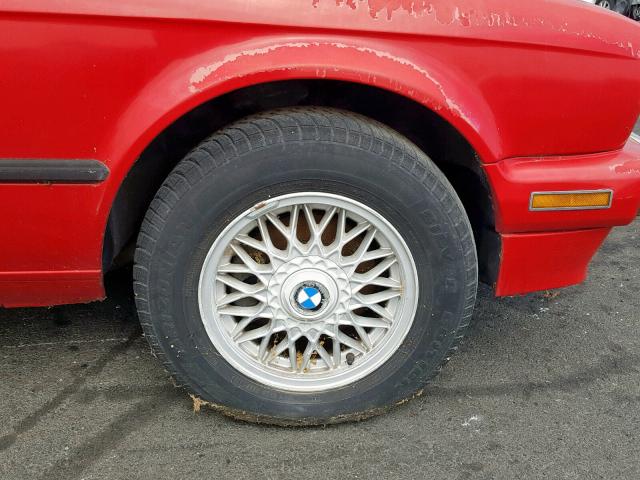 WBAAA1304J8252465 - 1988 BMW 325 IS RED photo 9