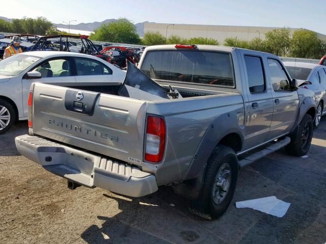 1N6ED27T61C381923 - 2001 NISSAN FRONTIER C TAN photo 4