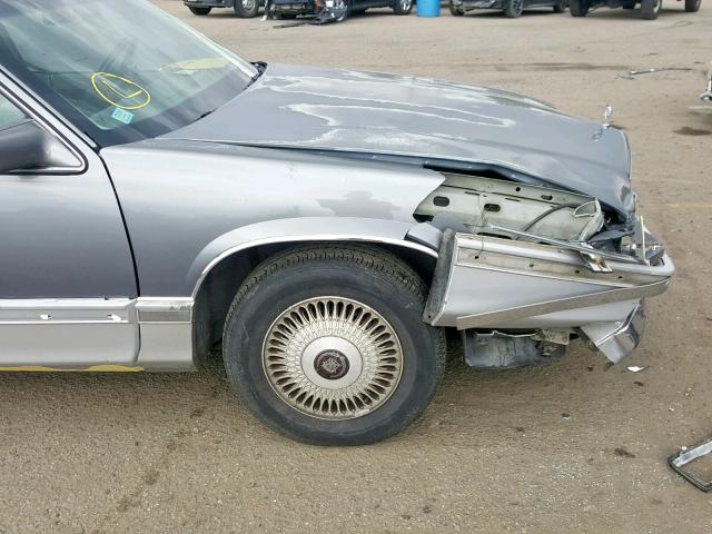 1G6CD53B3N4310853 - 1992 CADILLAC DEVILLE GRAY photo 9