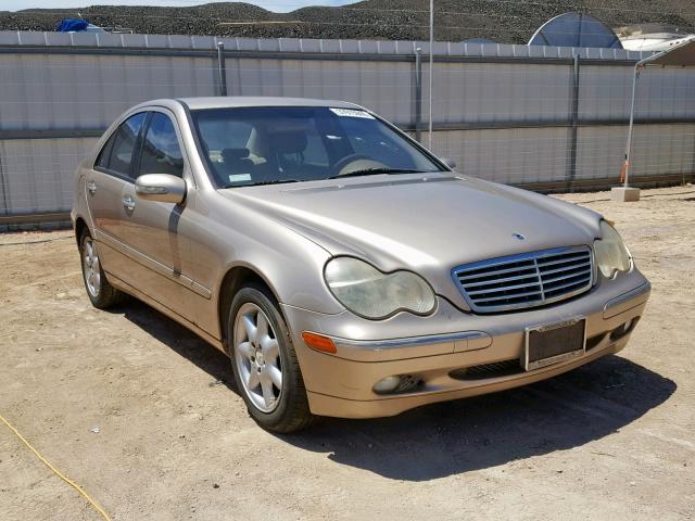 WDBRF61J63A395430 - 2003 MERCEDES-BENZ C 240 TAN photo 1