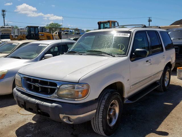 1FMZU32P2XZB72152 - 1999 FORD EXPLORER WHITE photo 2