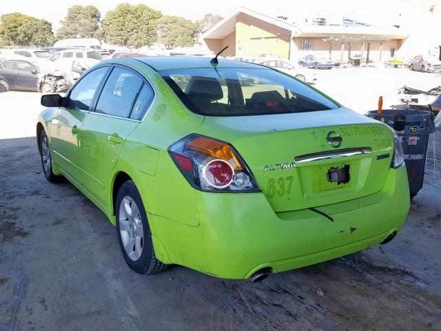 1N4CL21E49C163567 - 2009 NISSAN ALTIMA HYB GREEN photo 3