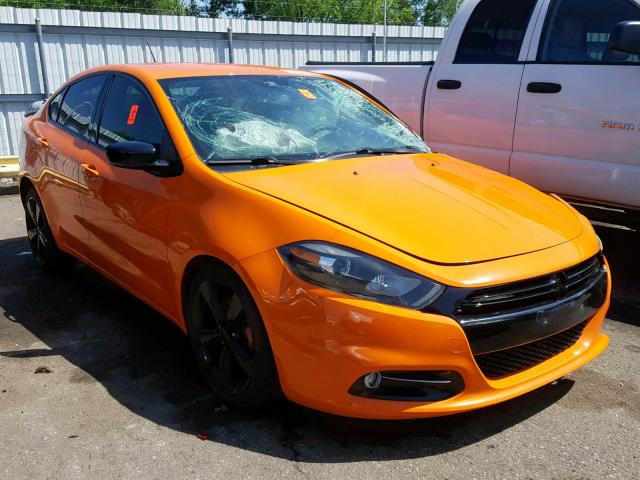 1C3CDFBB2ED775889 - 2014 DODGE DART SXT ORANGE photo 1