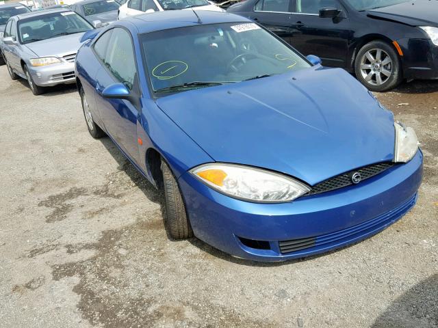 1ZWFT61L515618375 - 2001 MERCURY COUGAR V6 BLUE photo 1