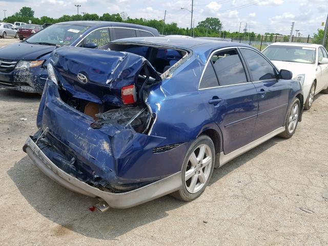 4T1BE46K17U043352 - 2007 TOYOTA CAMRY NEW BLUE photo 4