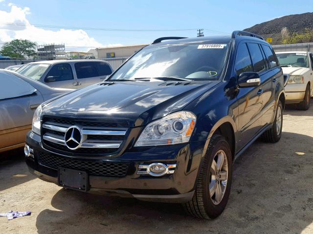 4JGBF71E77A191863 - 2007 MERCEDES-BENZ GL 450 4MA BLACK photo 2