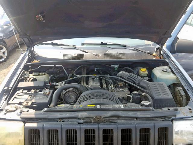 1J4GZ58S7SC716977 - 1995 JEEP GRAND CHER GRAY photo 7