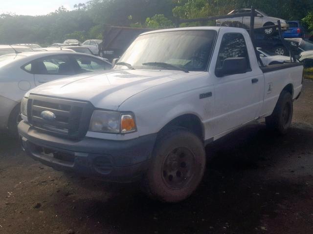 1FTYR10D69PA58510 - 2009 FORD RANGER WHITE photo 2