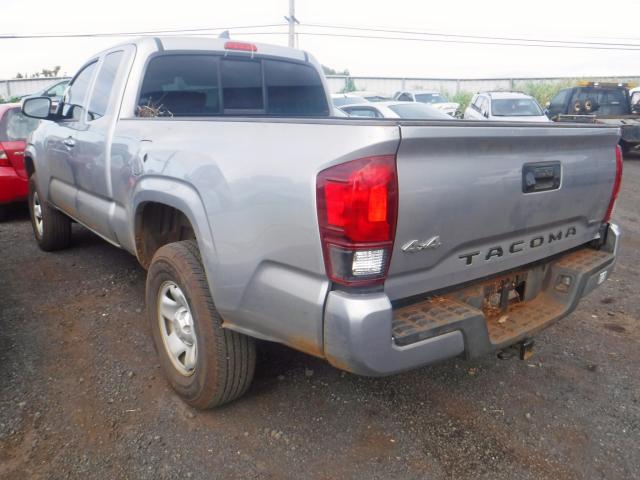 5TFSX5EN3JX061180 - 2018 TOYOTA TACOMA ACC ვერცხლისფერი ფოტო 3