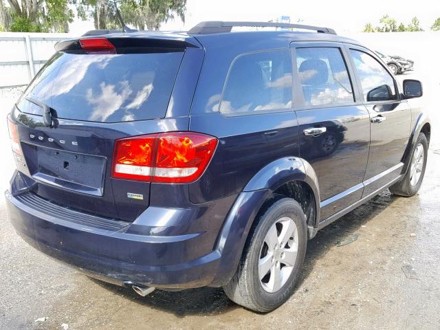 3D4PG1FG6BT520460 - 2011 DODGE JOURNEY MA BLUE photo 4