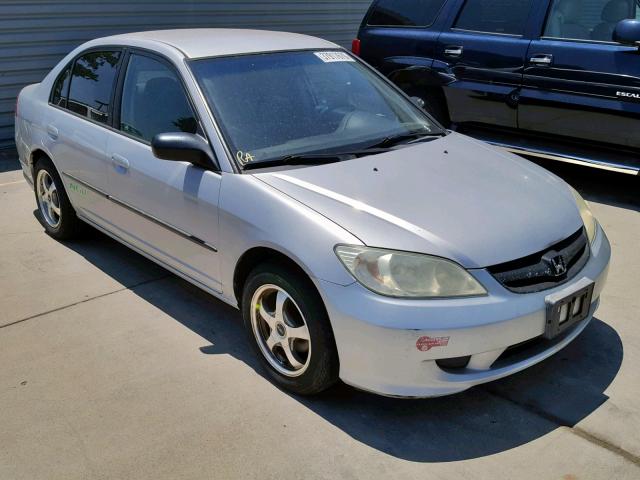 1HGEN26565L000176 - 2005 HONDA CIVIC GX SILVER photo 1