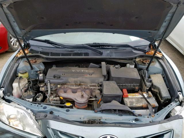 4T1BE46K97U721698 - 2007 TOYOTA CAMRY NEW BLUE photo 7