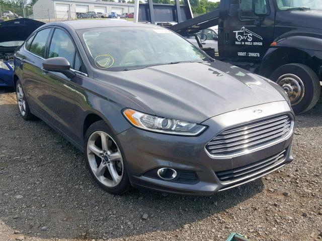 3FA6P0G78GR154593 - 2016 FORD FUSION S GRAY photo 1