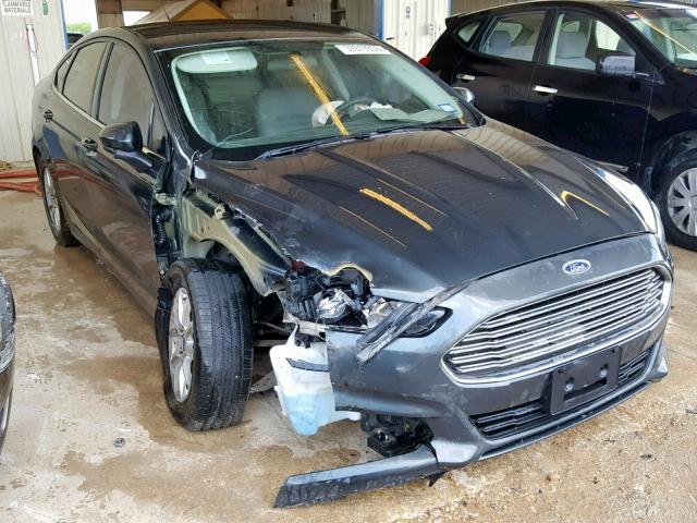 3FA6P0G7XFR257271 - 2015 FORD FUSION S GREEN photo 1